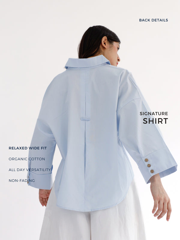 Signature Shirt in Light Blue