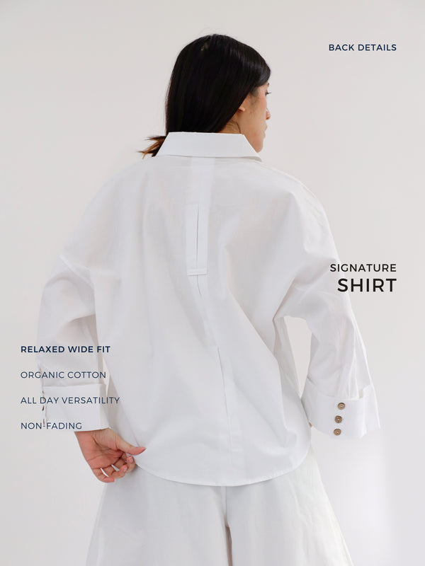 Signature Shirt in White