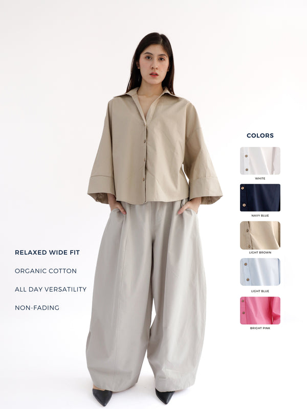 Signature Shirt in Light Brown