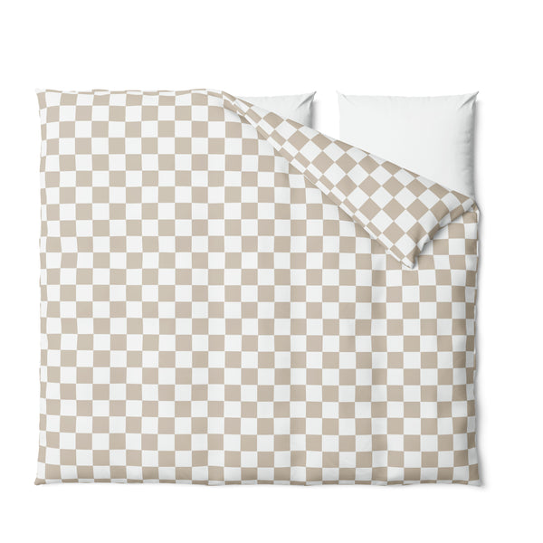 CHECKERED DUVET COVER