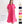 Everyday Linen Dress in Bright Pink