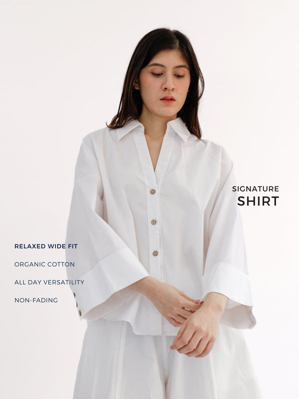Signature Shirt in White