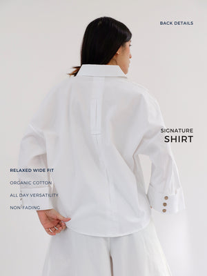 Signature Shirt in White