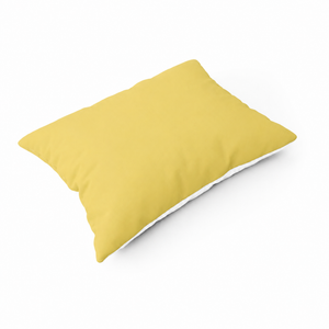 TWO-TONED BUTTER PILLOWCASE