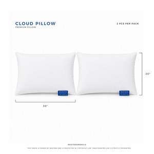 PREMIUM CLOUD PILLOWS (2 PCS PER PACK)