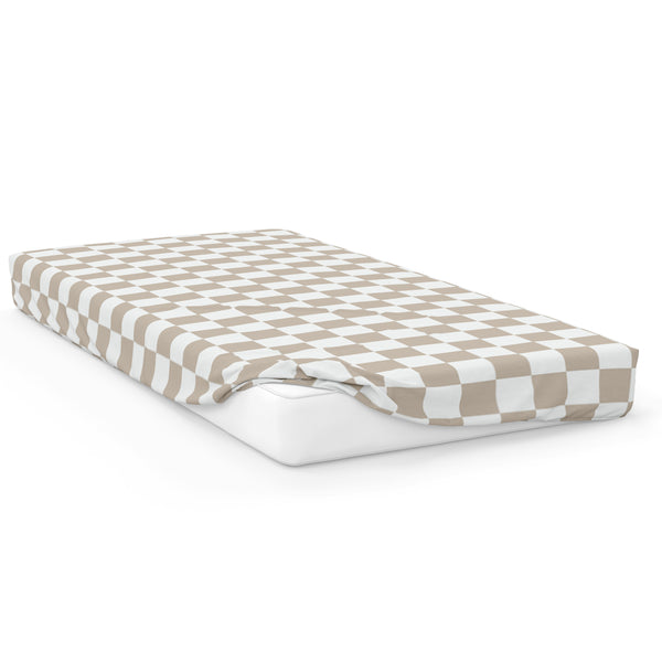 CHECKERED FITTED SHEET