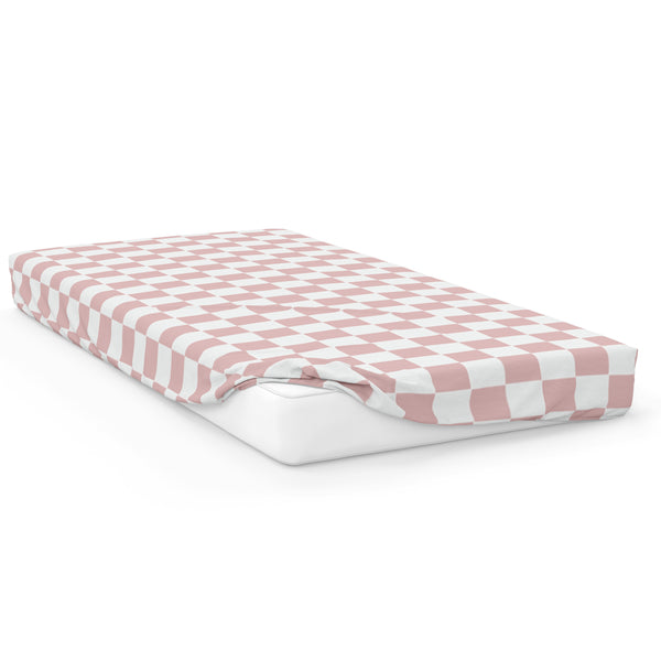 CHECKERED FITTED SHEET