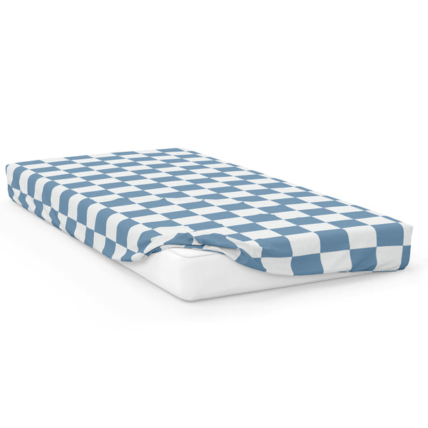 CHECKERED FITTED SHEET