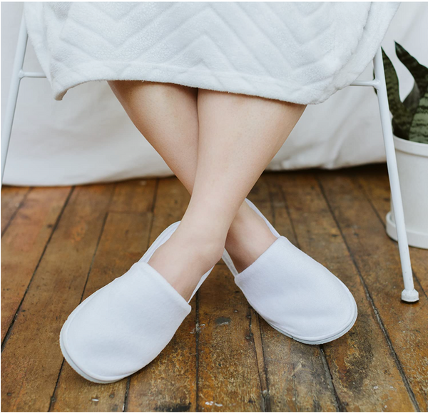 Pair of Terry Cloth Slippers
